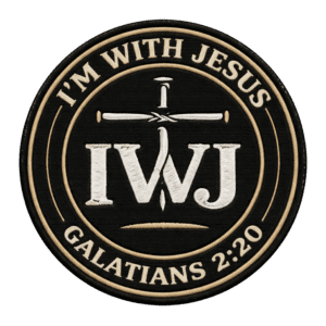 IWJ Im With Jesus Circle Logo