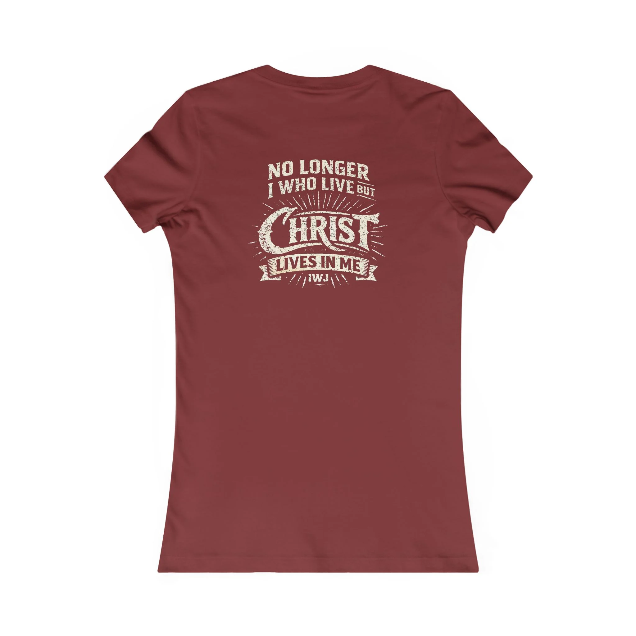 Women’s GAL 2:20 Shirt | IWJ Christ Lives Christian Graphic Tee - Image 8