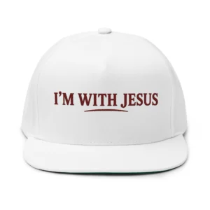 I’m With Jesus Snapback Hat | IWJ Special Edition | Brown Embroidered