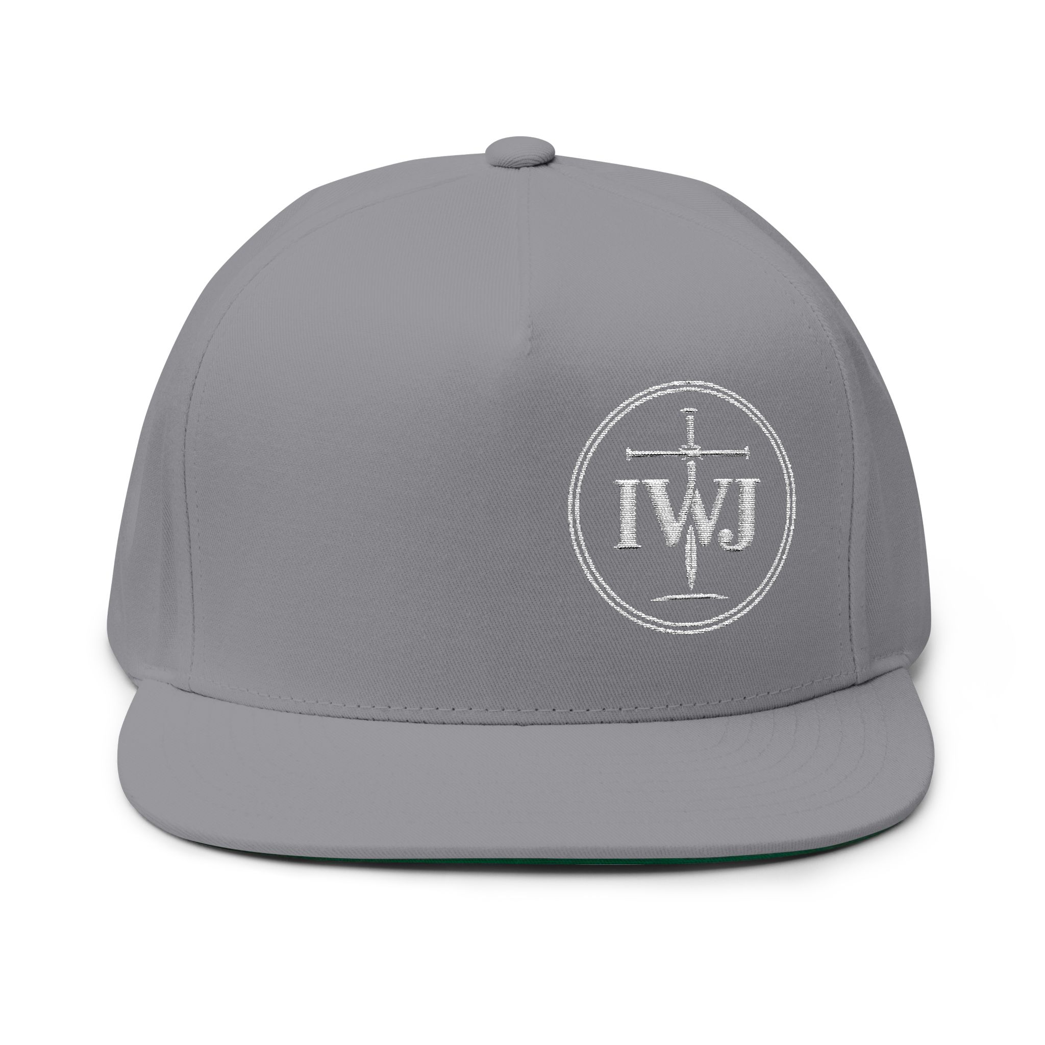 IWJ Circle Cross Snapback Hat | White Offset Edition - Image 5