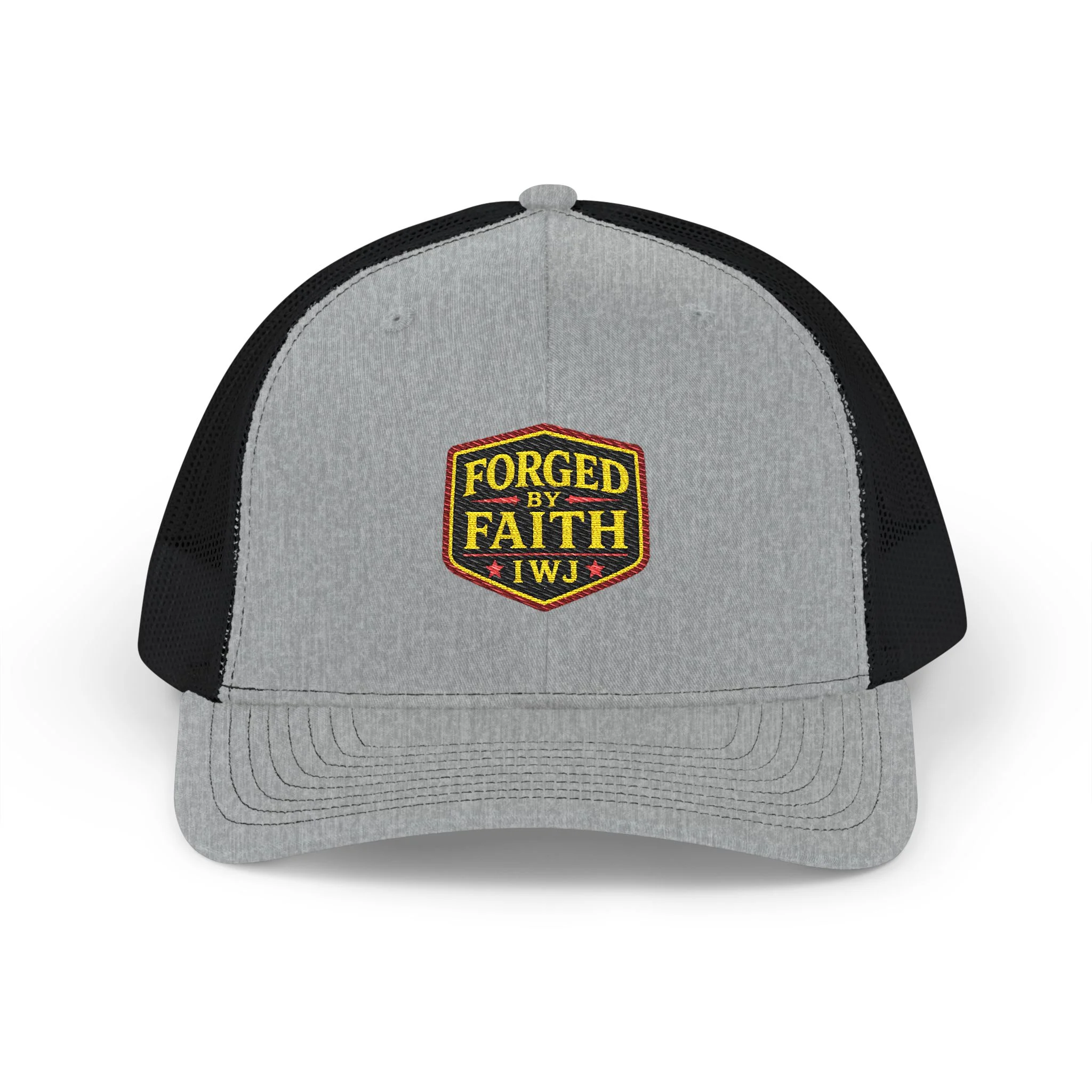 IWJ Forged By Faith Trucker Hat | I'm With Jesus Faith Patch Hat - Image 11