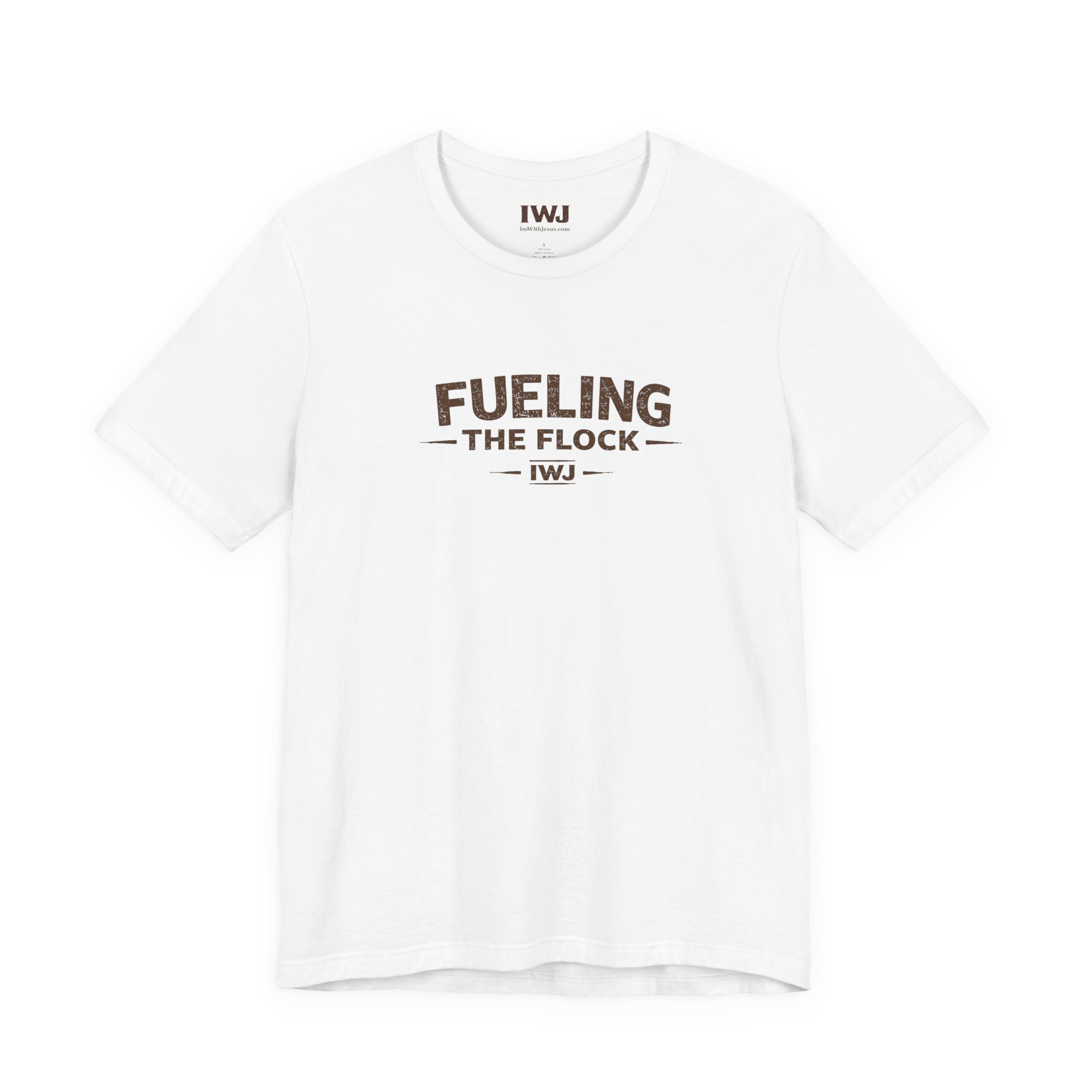 Fueling The Flock | IWJ Faith Family Serving | Ministry Shirt - Image 3