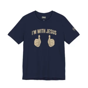 I’m With Jesus "Thumbs Up" T-Shirt | Gal 2:20 Shirt | IWJ Faith Tee