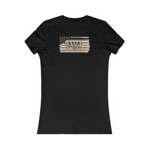 Women’s IWJ Flag Logo Tee | Patriotic Christian Shirt