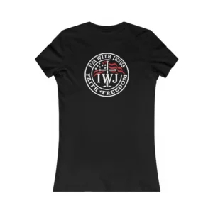 Women's IWJ Faith & Freedom Tee | Premium Patriotic Christian Shirt