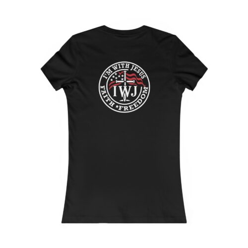 Women's IWJ Faith & Freedom Tee | Premium Patriotic Christian Shirt