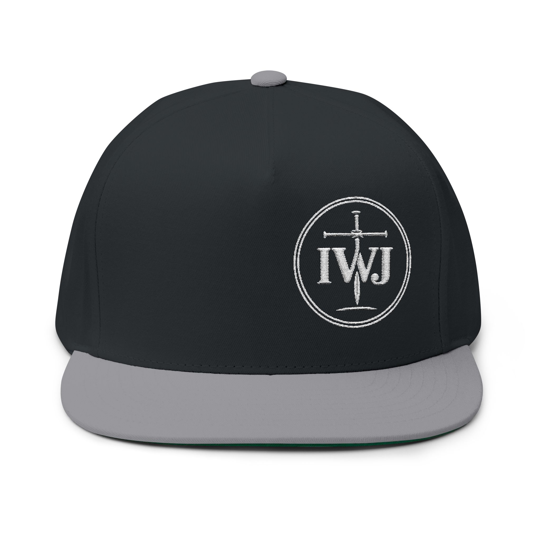 IWJ Circle Cross Snapback Hat | White Offset Edition - Image 7