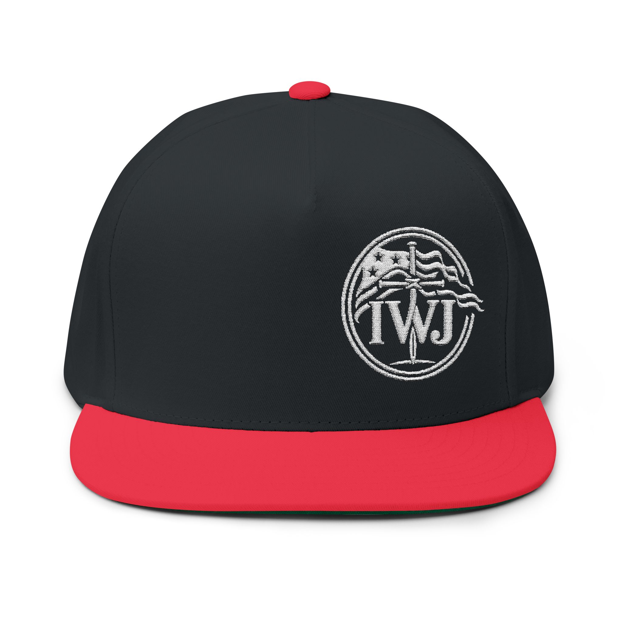 IWJ USA Flag | Freedom Snapback Hat | Embroidered Offset Edition - Image 9
