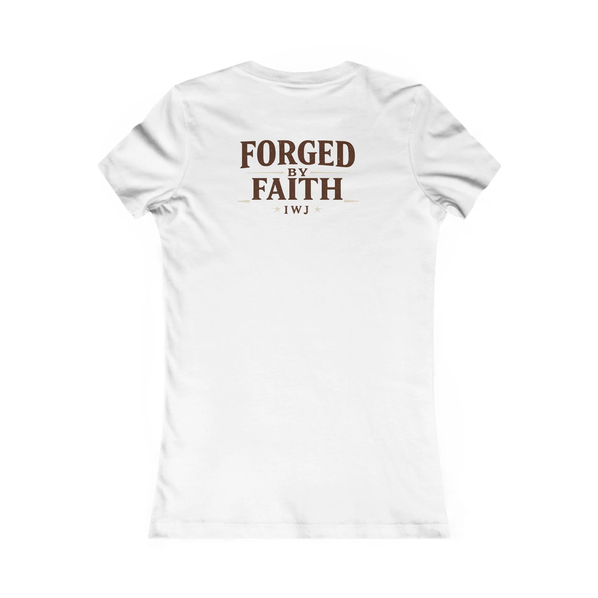 Women’s Forged By Faith Tee | Premium IWJ Christian Streetwear Shirt - Image 4