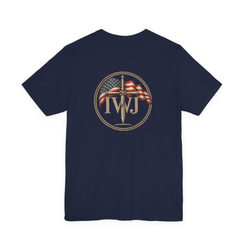 IWJ Distressed Flag Shirt | Vintage Faith Freedom | Graphic Tee