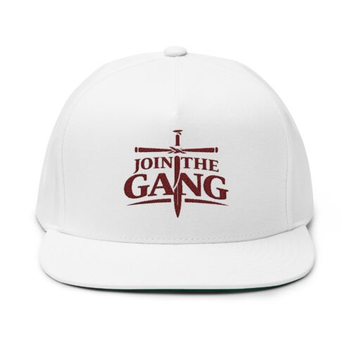 Join The Gang Snapback Hat | IWJ Brown Edition | Embroidered