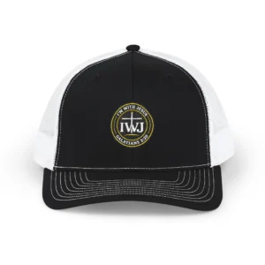 I'm With Jesus Circle Galatians 2:20 | Trucker Hat | Embroidered