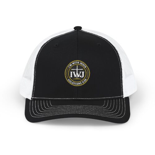 I'm With Jesus Circle Galatians 2:20 | Trucker Hat | Embroidered