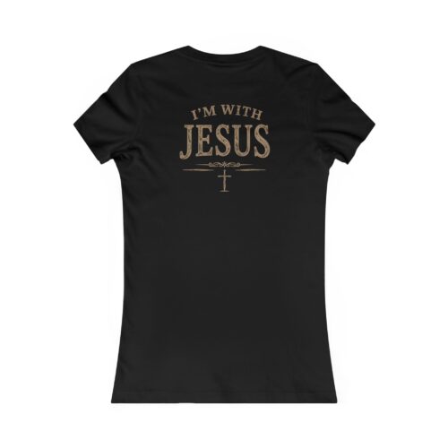 I’m With Jesus Women’s Faith Tee | Vintage Christian Shirt | Galatians 2:20
