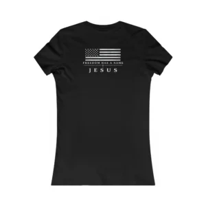 Women's Freedom Has A Name | JESUS IWJ Premium Faith Tee