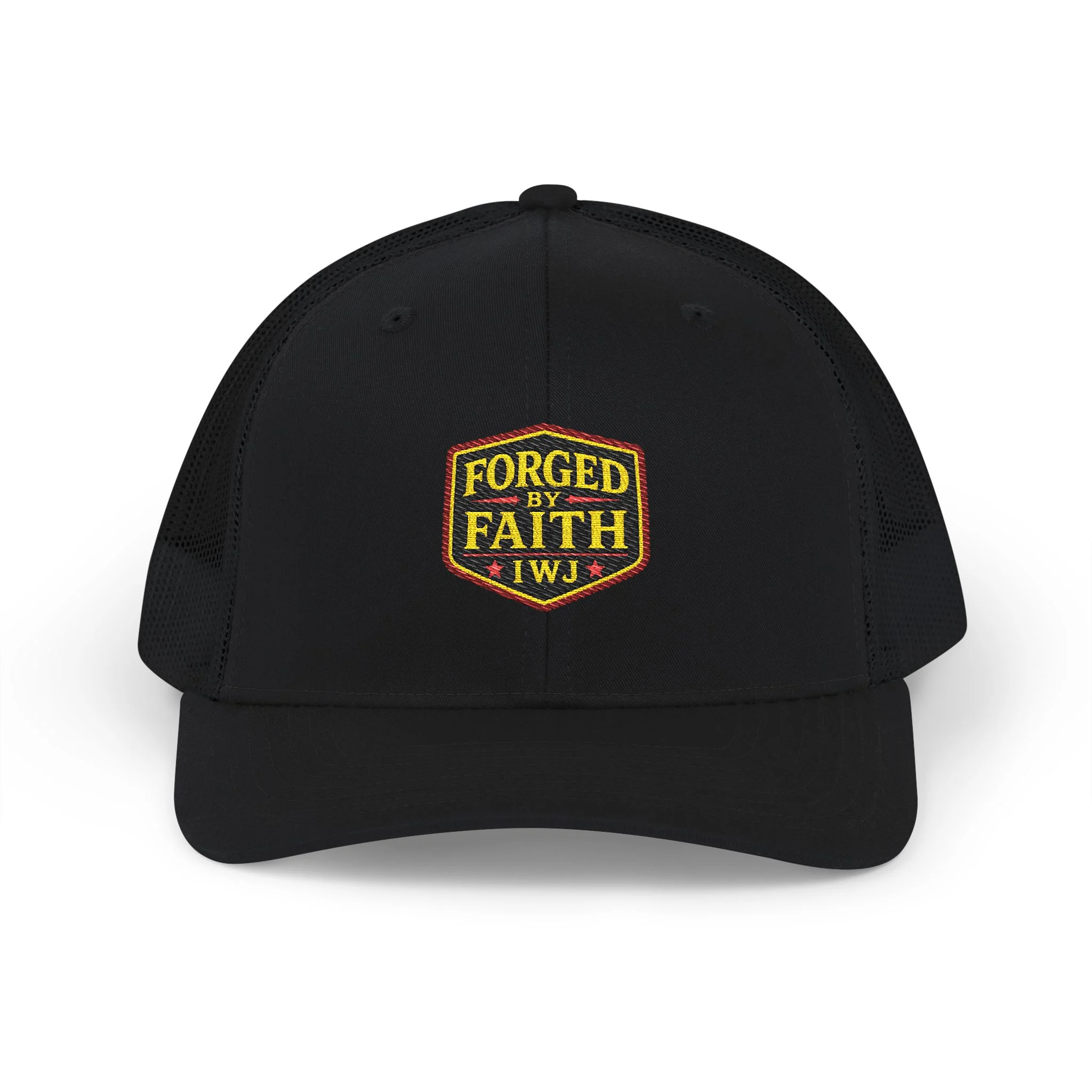 IWJ Forged By Faith Trucker Hat | I'm With Jesus Faith Patch Hat - Image 7