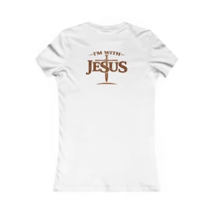 Women’s I'm With Jesus | IWJ Christian Shirt | Motivational Faith Tee