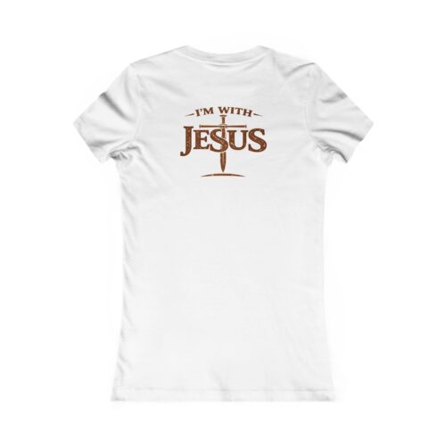 Women’s I'm With Jesus | IWJ Christian Shirt | Motivational Faith Tee