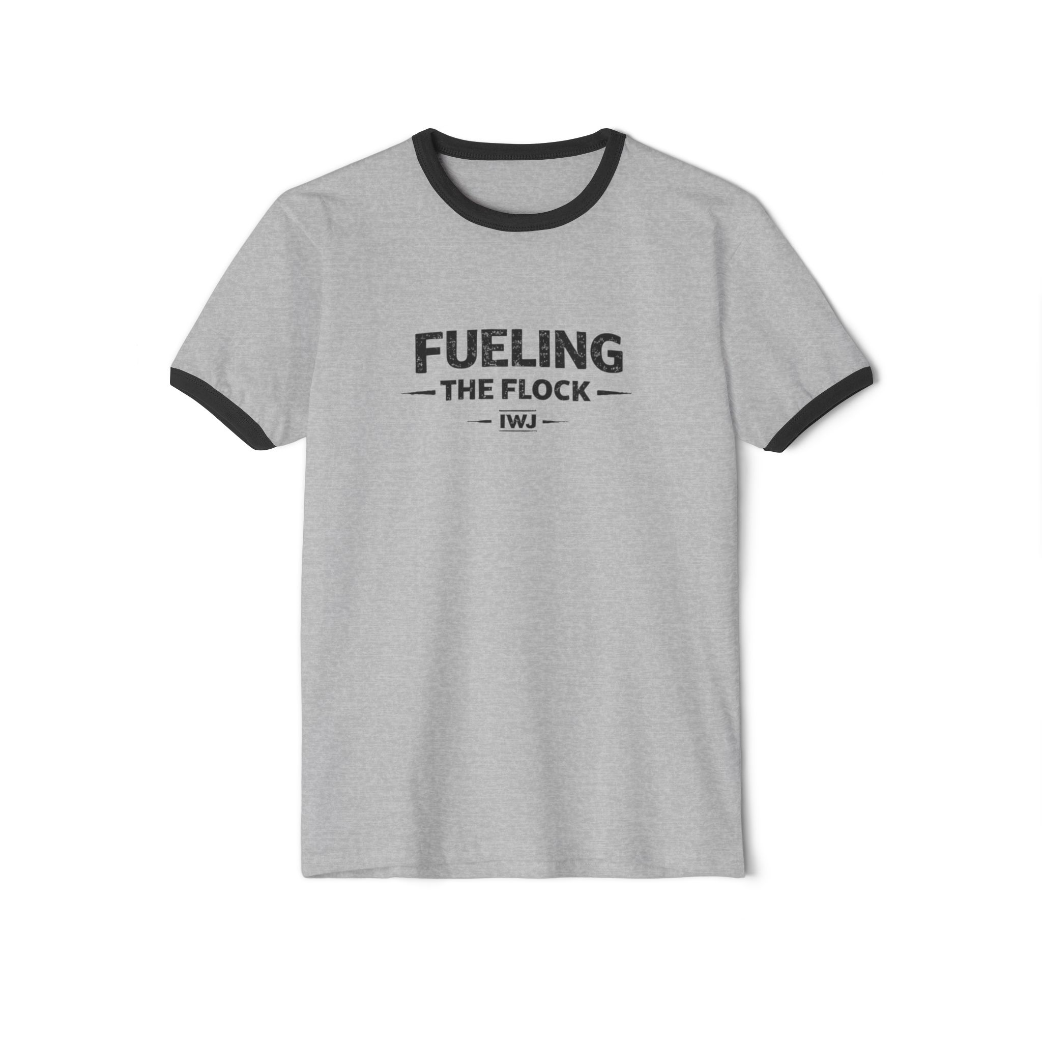Cooking for Jesus Men's & Women's Ringer T-Shirt | Colossians 3:23 Tee | IWJ - Image 5