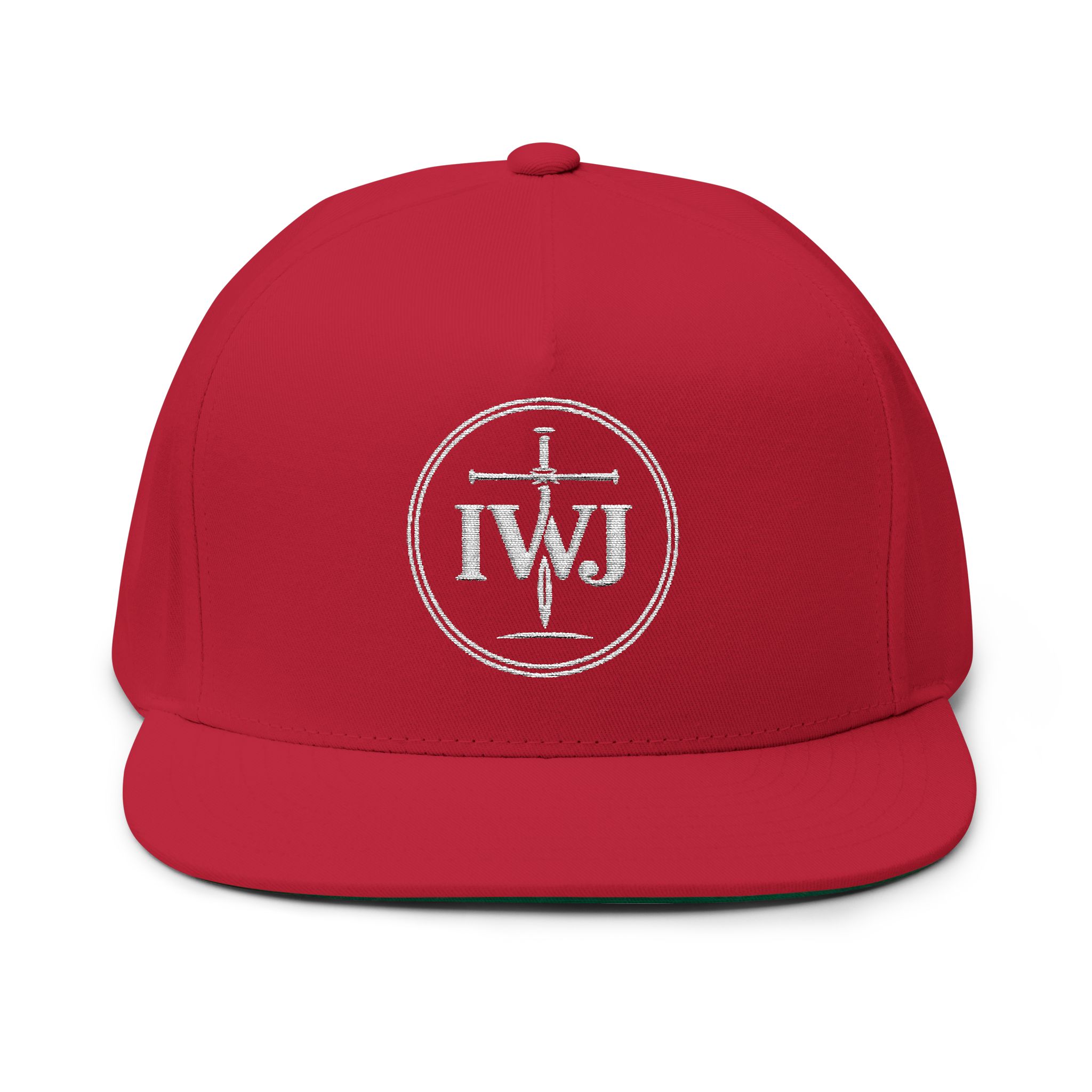 IWJ Circle Cross Snapback Hat | White Edition - Image 11