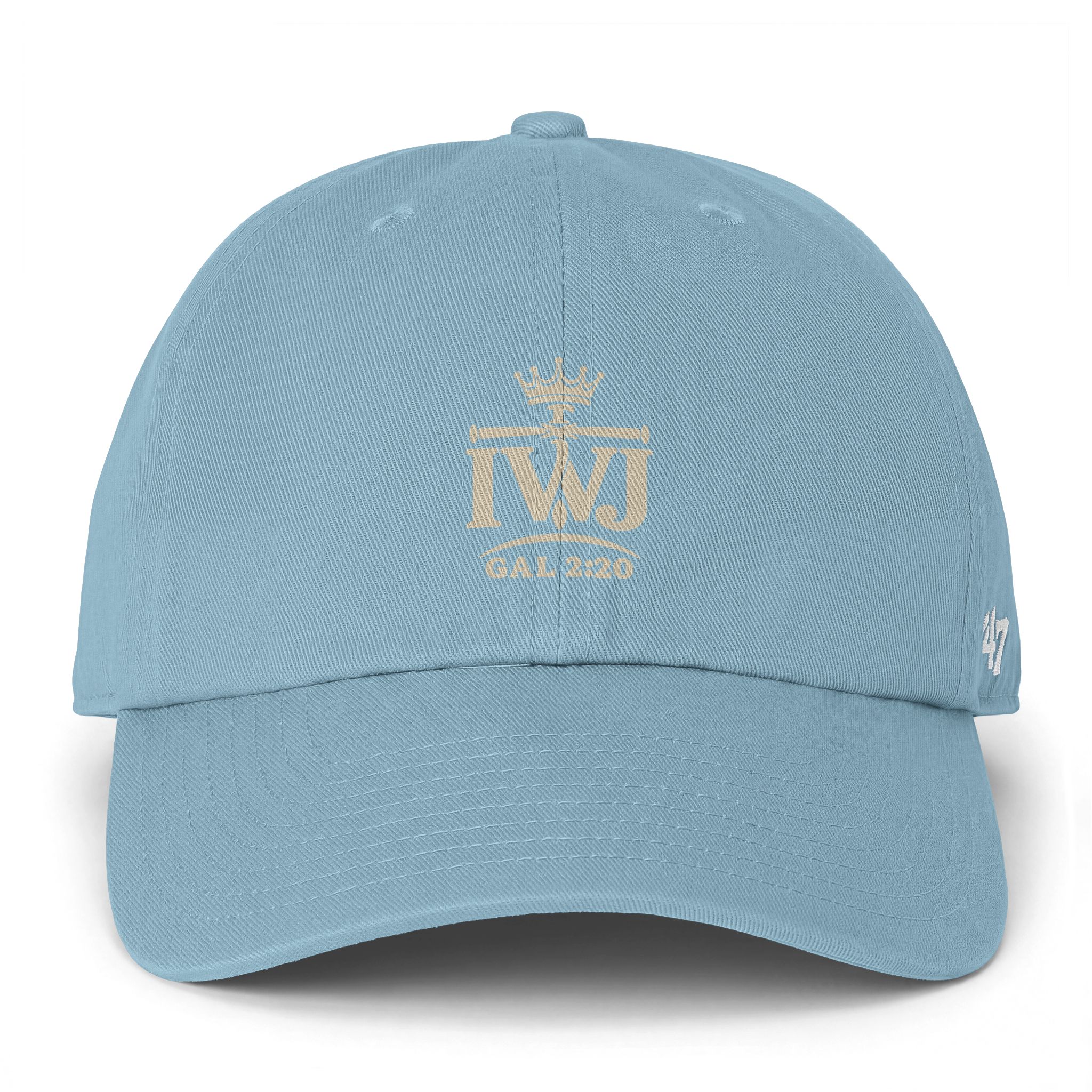 IWJ Crown ’47 Clean Up Dad Hat | Galatians 2:20 | Premium Embroidered - Image 5