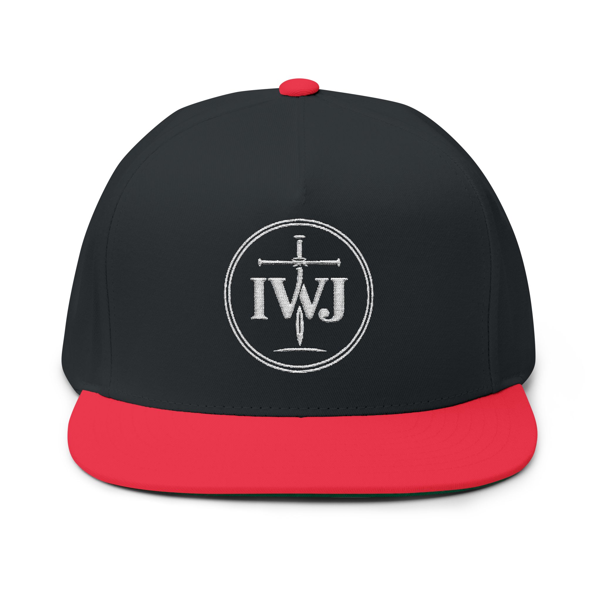 IWJ Circle Cross Snapback Hat | White Edition - Image 9
