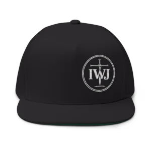 IWJ Circle Cross Snapback Hat | White Offset Edition