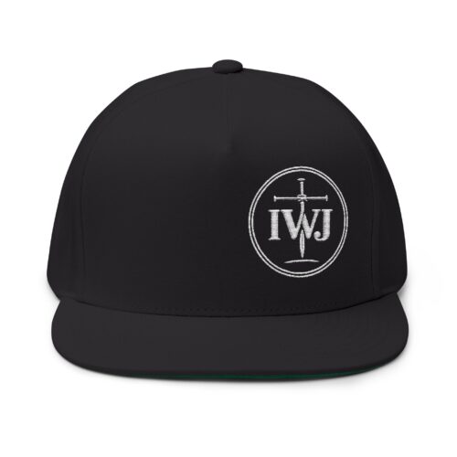 IWJ Circle Cross Snapback Hat | White Offset Edition