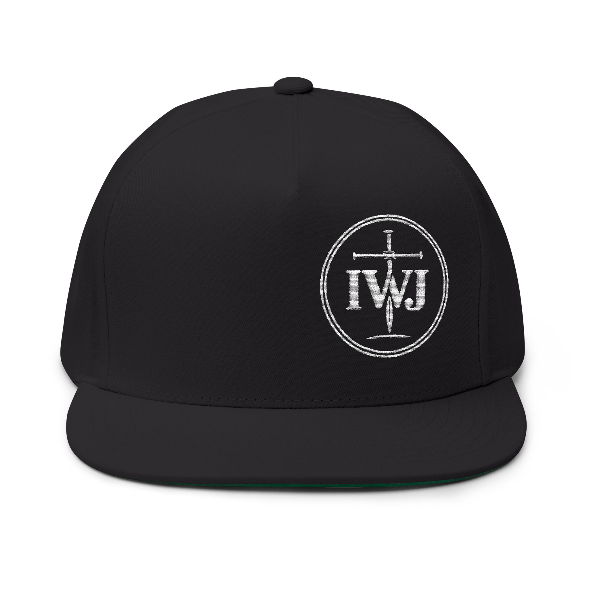 IWJ Circle Cross Snapback Hat | White Offset Edition