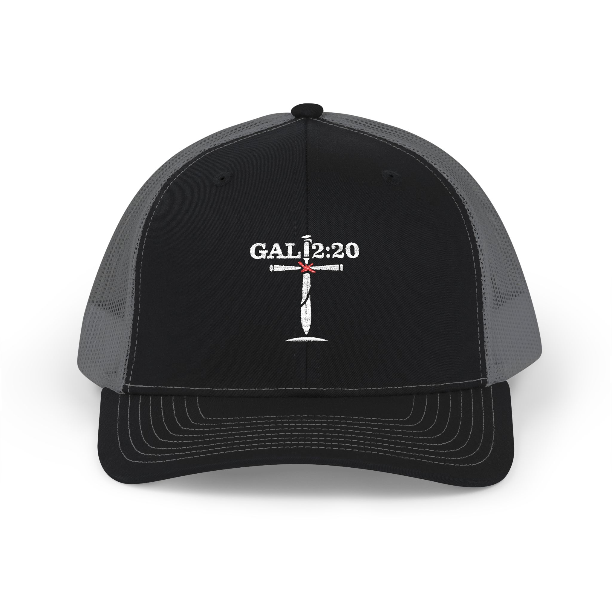 Gal 2:20 Cross Trucker Hat | IWJ Special Edition | Premium Embroidered - Image 5