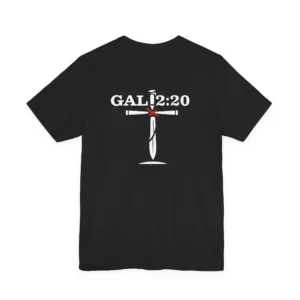 Galatians 2:20 Cross Tee | IWJ Apparel | Faith Tee