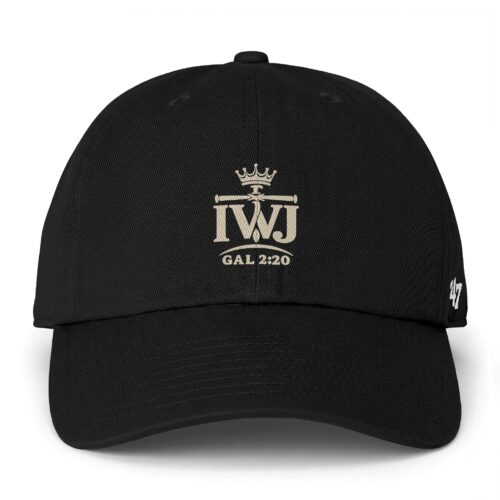 IWJ Crown ’47 Clean Up Dad Hat | Galatians 2:20 | Premium Embroidered