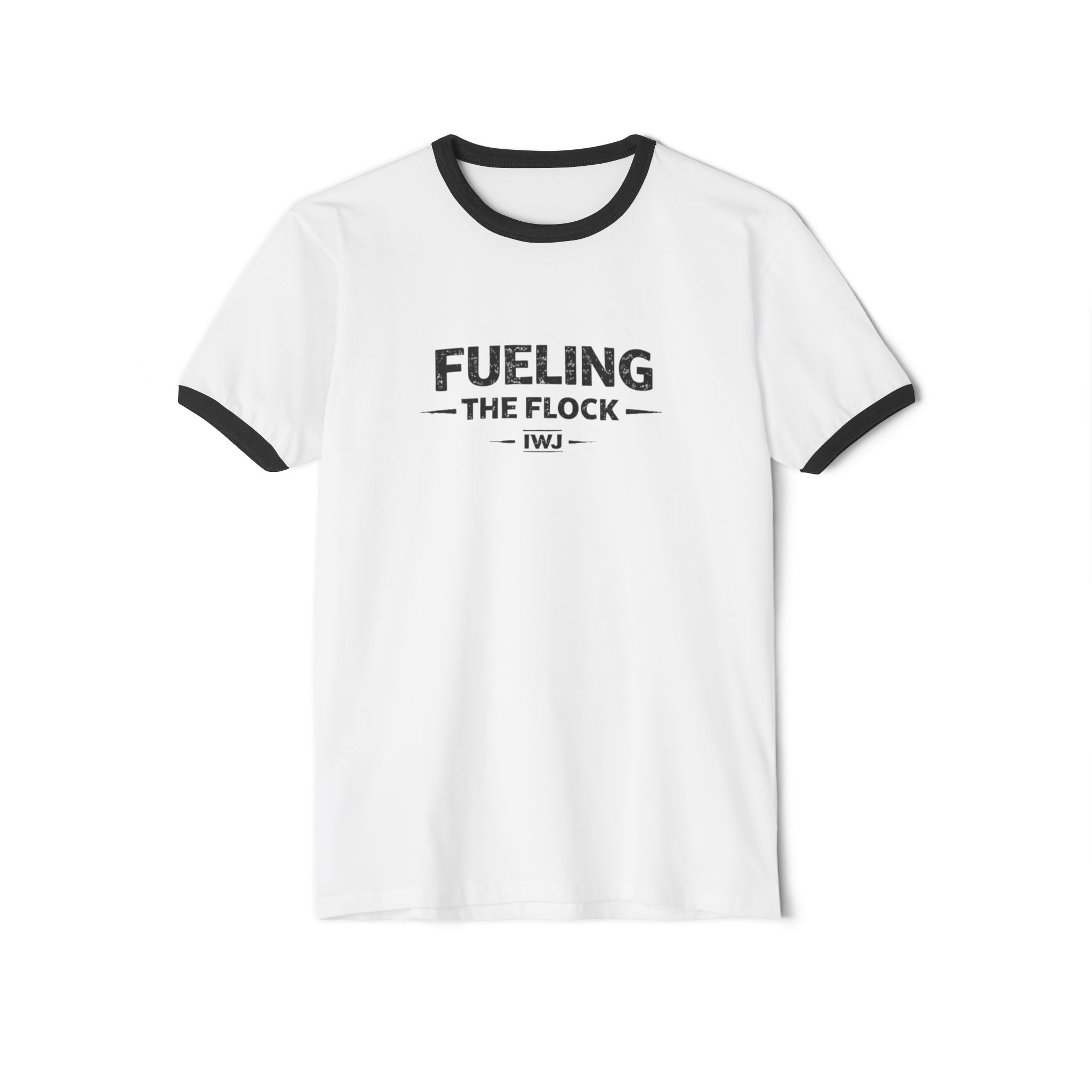 Cooking for Jesus Men's & Women's Ringer T-Shirt | Colossians 3:23 Tee | IWJ - Image 2