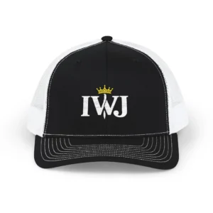 Crown Trucker Hat | IWJ Christian Mesh Cap | Embroidered Streetwear Cap