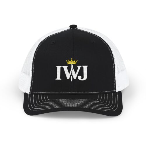 Crown Trucker Hat | IWJ Christian Mesh Cap | Embroidered Streetwear Cap