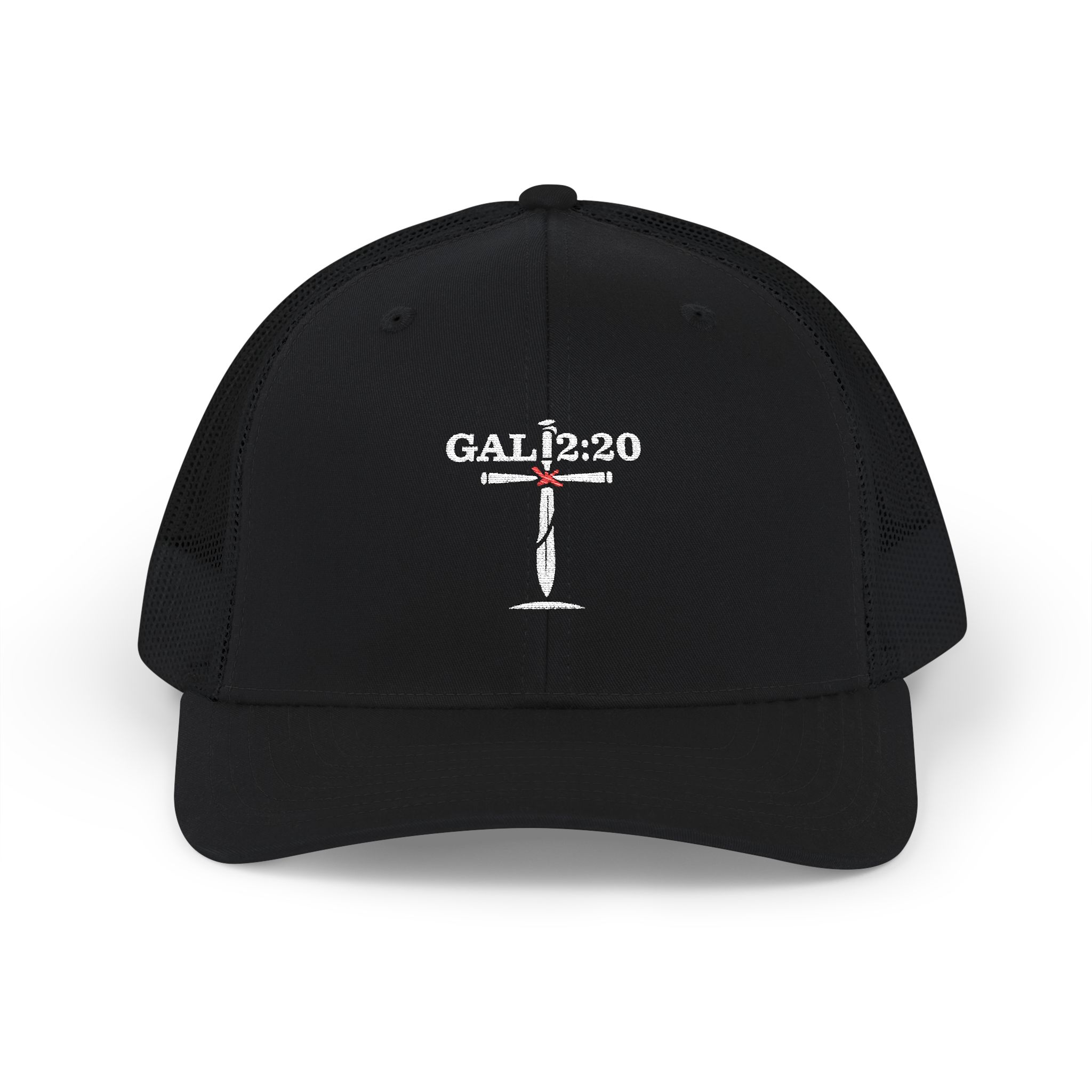 Gal 2:20 Cross Trucker Hat | IWJ Special Edition | Premium Embroidered - Image 7