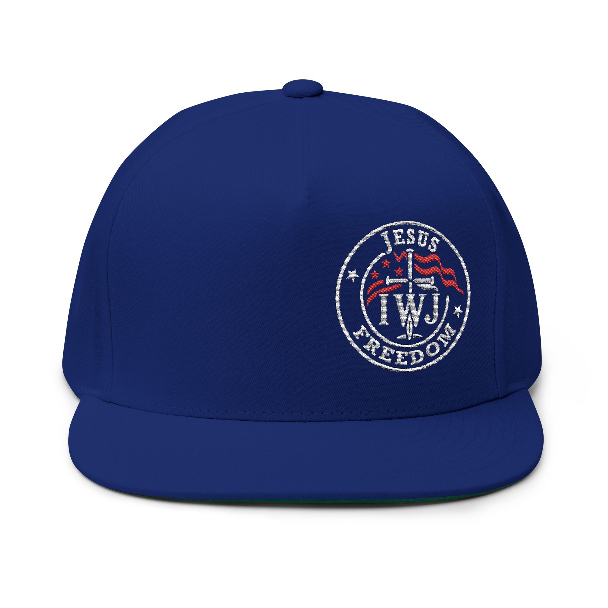 IWJ USA Flag Snapback Hat | Jesus Freedom Edition Offset - Image 3