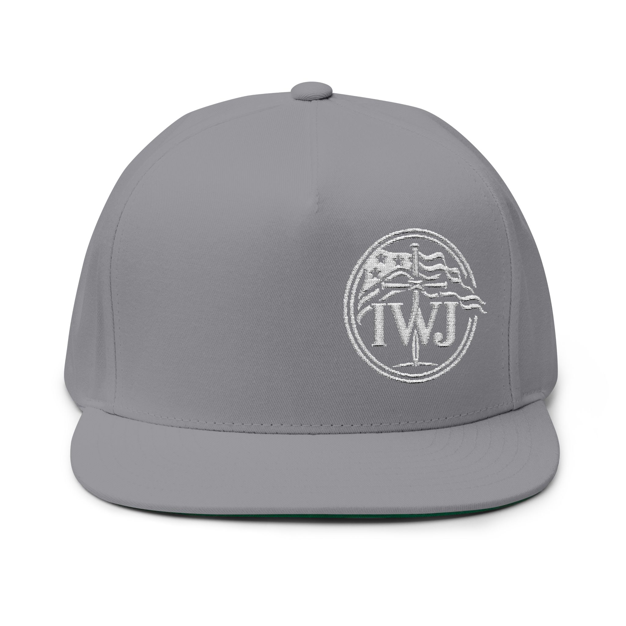IWJ USA Flag | Freedom Snapback Hat | Embroidered Offset Edition - Image 3