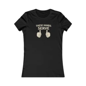 Women's These Hands Serve For His Purpose | IWJ T-Shirt | Motivational Faith Tee