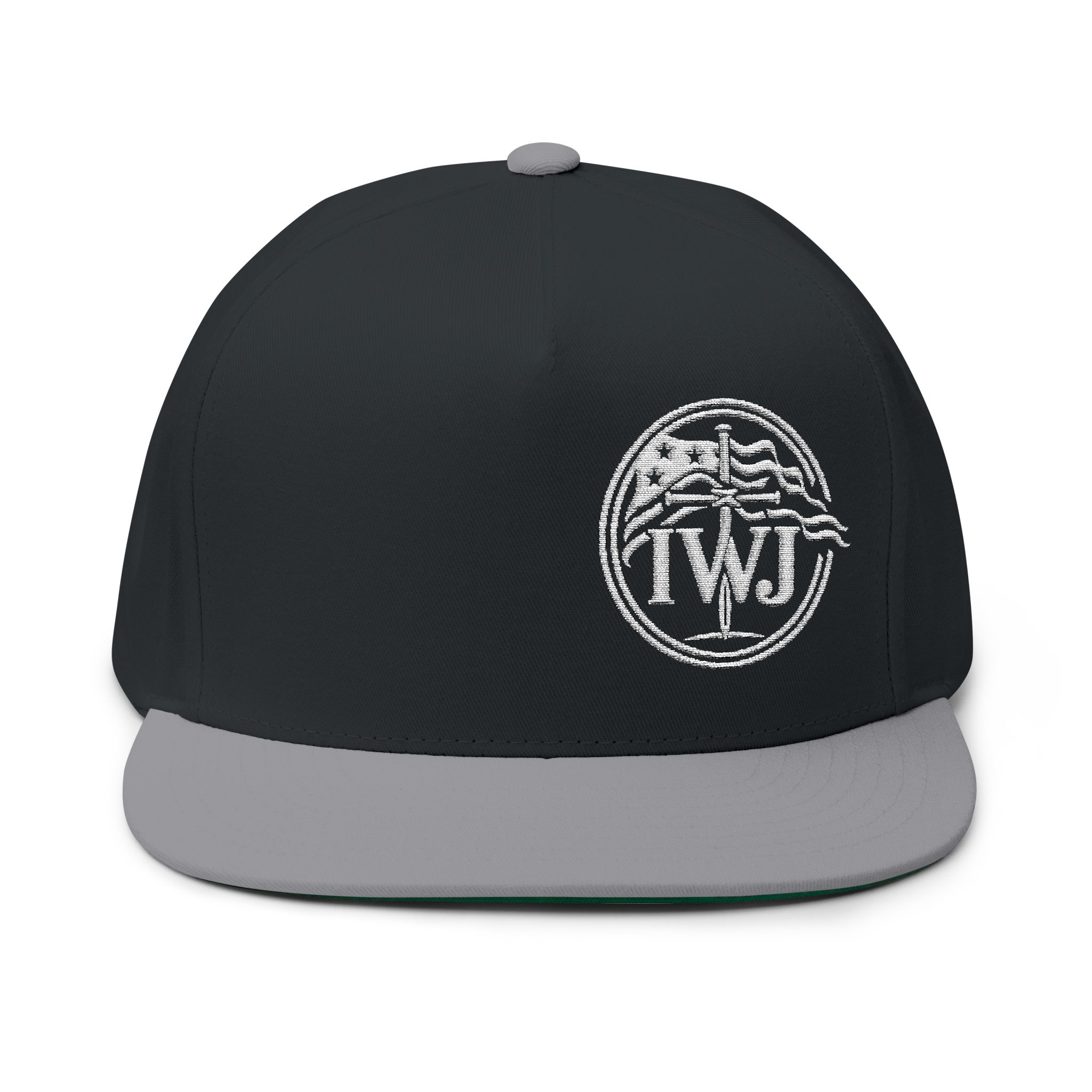 IWJ USA Flag | Freedom Snapback Hat | Embroidered Offset Edition - Image 7