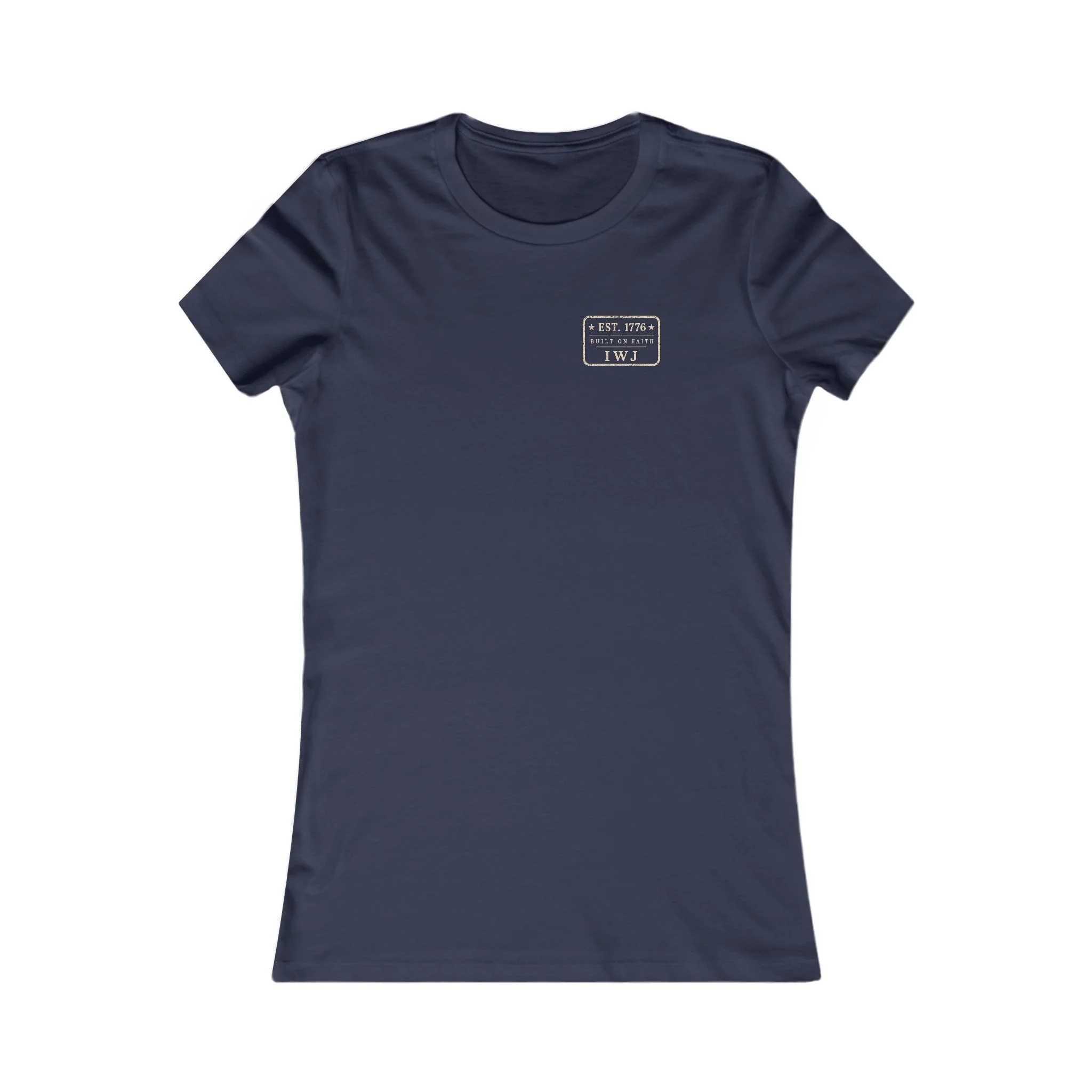 Women’s EST. 1776 Faith and Freedom Shirt | Premium Americana Tee - Image 5