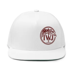 IWJ USA Flag | Freedom Snapback Hat | Brown Offset Edition