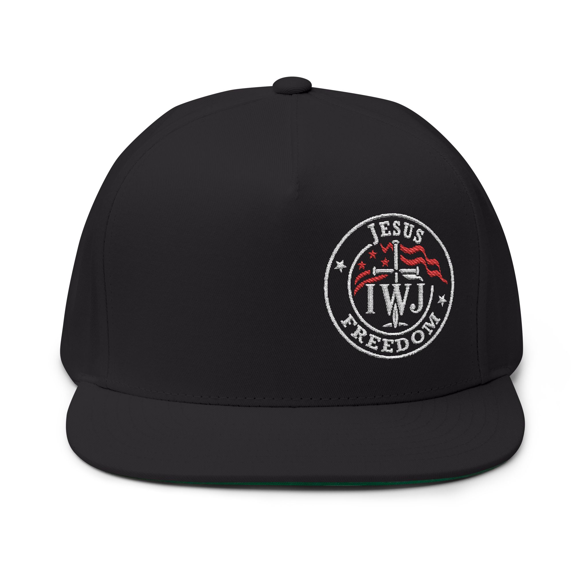 IWJ USA Flag Snapback Hat | Jesus Freedom Edition Offset - Image 7