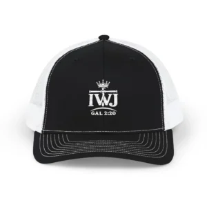 IWJ Crown Galatians 2:20 Trucker Hat | Premium Embroidered