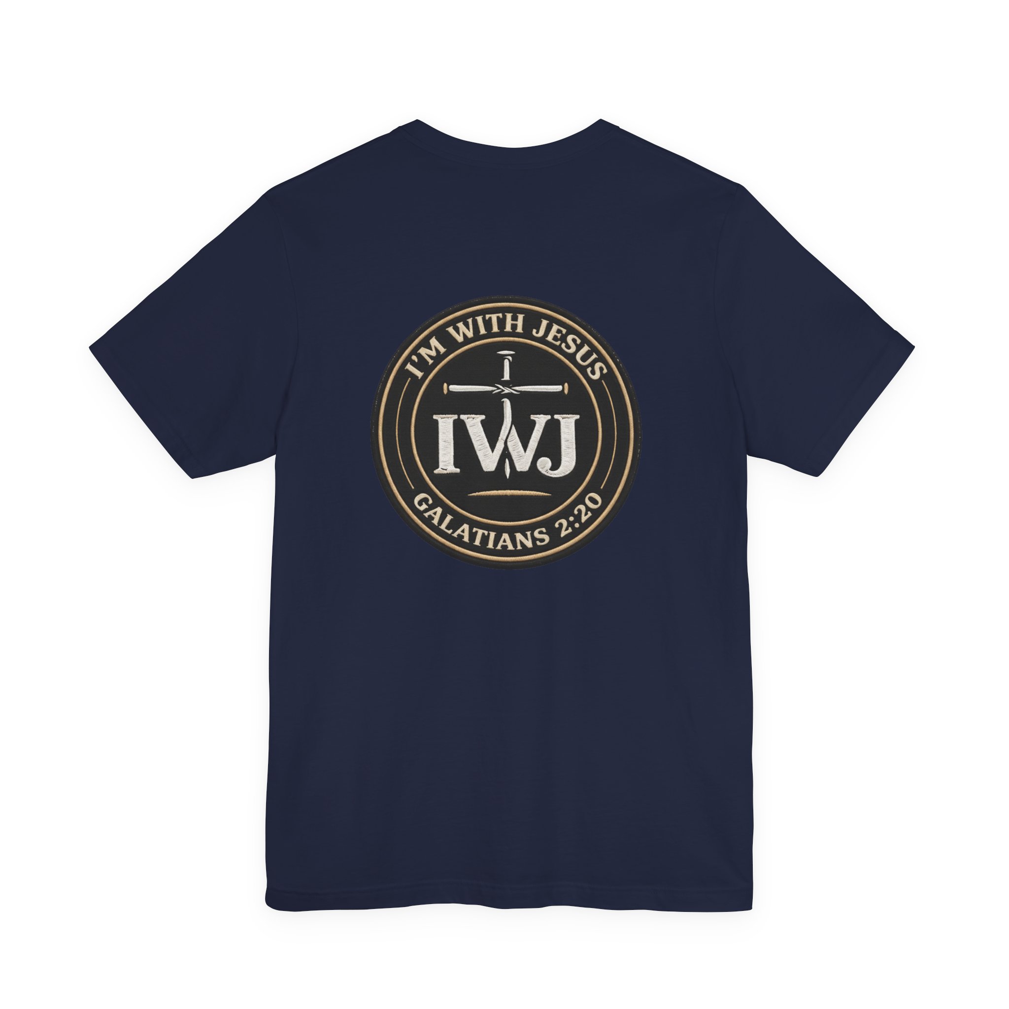 IWJ Circle Logo Tee | Galatians 2:20 | IWJ Apparel | Faith Tee - Image 8