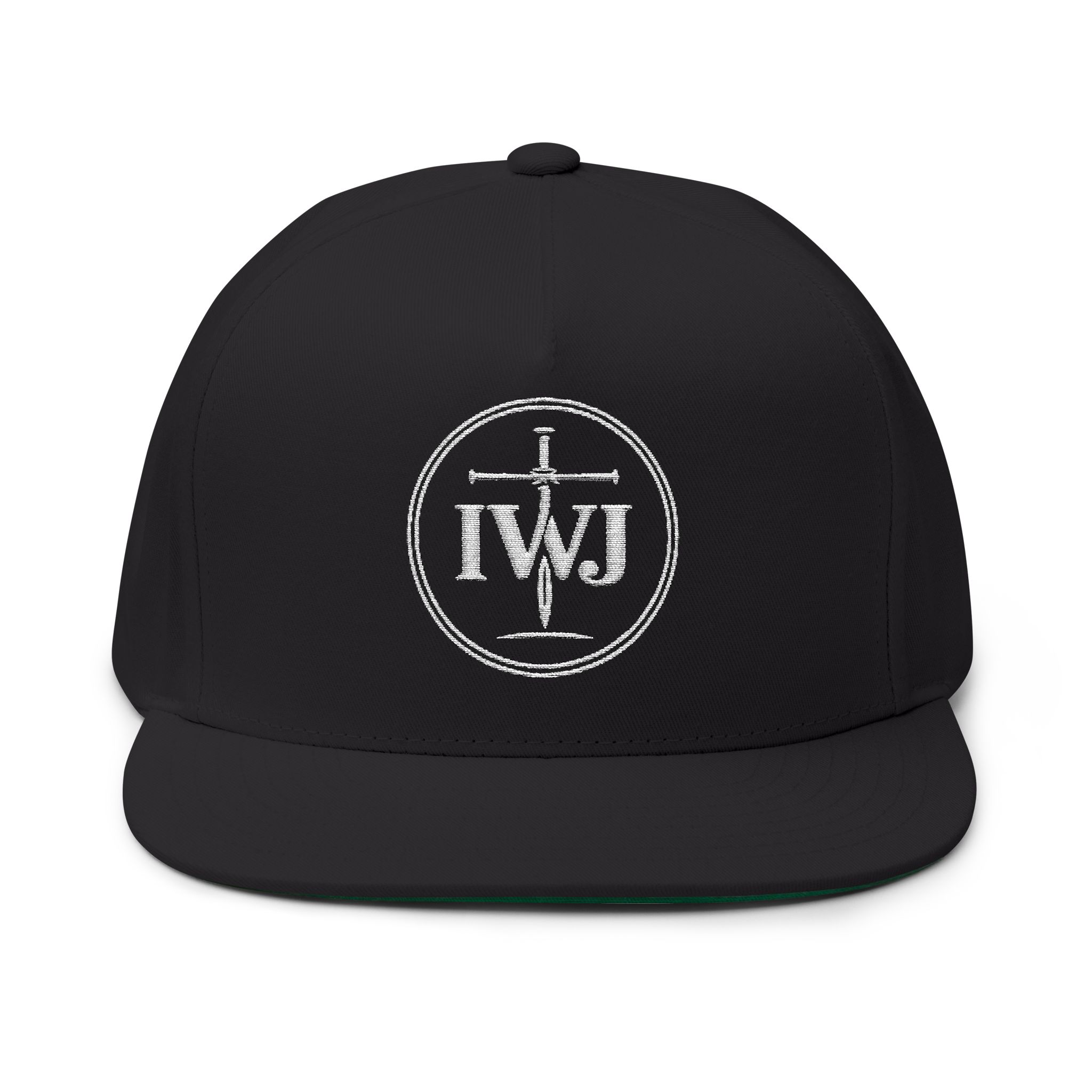 IWJ Circle Cross Snapback Hat | White Edition - Image 5