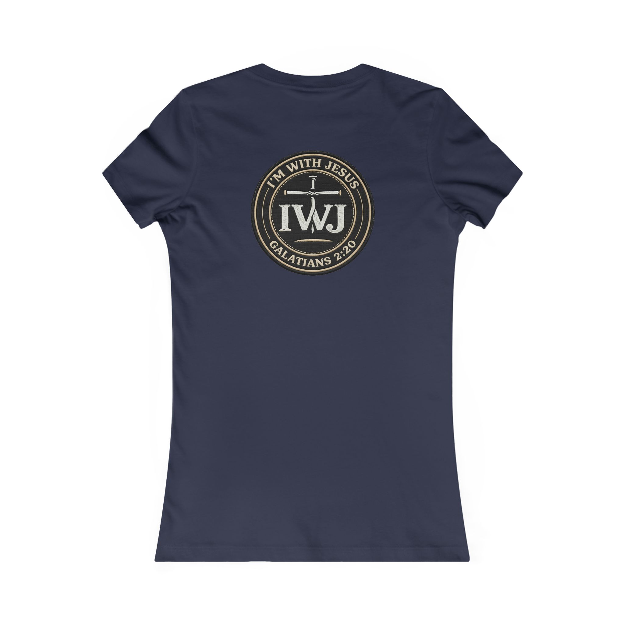 Women’s I’m With Jesus T-Shirt | Signature Solid Gal 2:20 Shirt - Image 8
