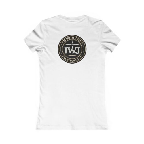 Women’s I’m With Jesus T-Shirt | Signature Solid Gal 2:20 Shirt