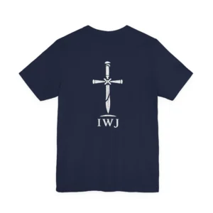 IWJ Cross Back Tee | Minimal Christian Streetwear Shirt
