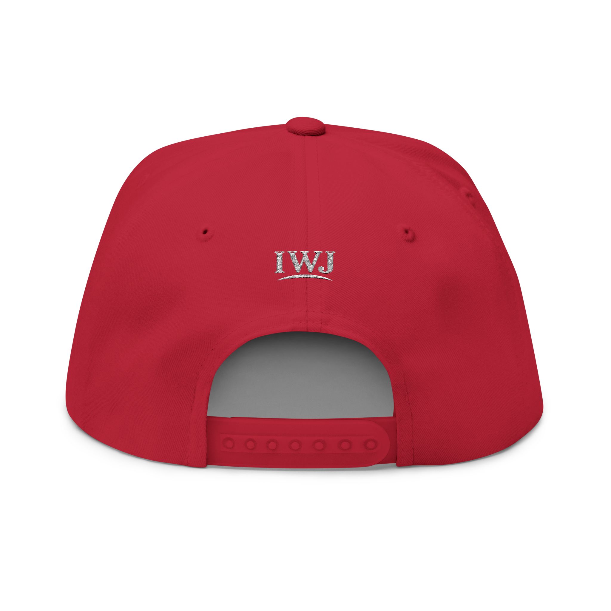 IWJ Circle Cross Snapback Hat | White Edition - Image 12